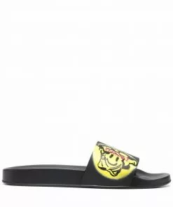 Versace Graphic logo-print slides