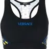 Versace logo-print sports bra