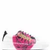 Versace logo print sneakers