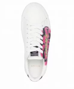 Versace logo print sneakers