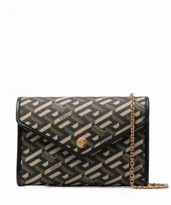 Versace La Greca Signature crossbody pouch