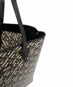 Versace La Greca large tote bag