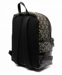 Versace monogram-print backpack