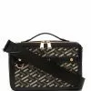 Versace La Greca leather-trim tote