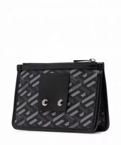 Versace La Greca compact wallet