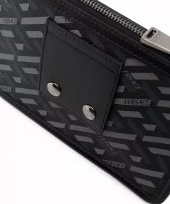 Versace La Greca compact wallet