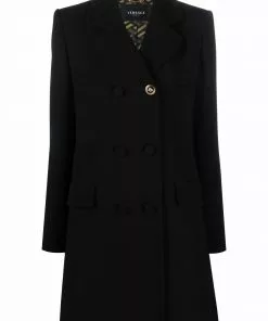 Versace double-breasted coat