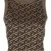 Versace La Greca-print vest