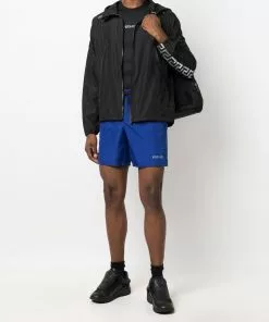 Versace Greca-print hooded jacket