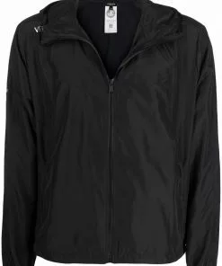 Versace Greca-print hooded jacket