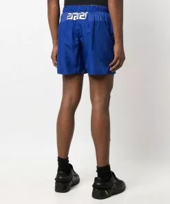 Versace Logo print drawstring shorts 10 Versace logo-print drawstring shorts