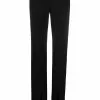 Versace front slit belted trousers