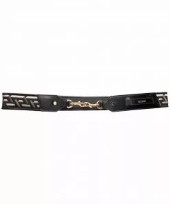 Versace La Greca-print bag strap