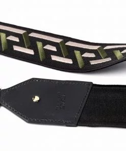 Versace La Greca-print bag strap