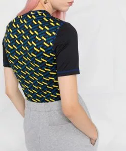 Versace contrast-stitching logo T-shirt