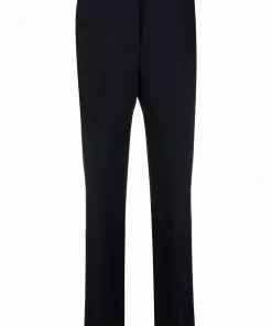 Versace pressed-crease cropped tailored trousers