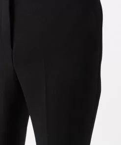 Versace pressed-crease cropped tailored trousers