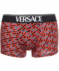 Versace La Greca print boxers