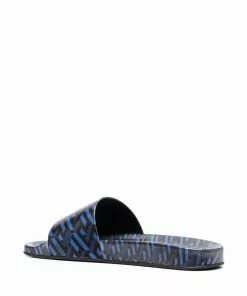 Versace Greca-print slides
