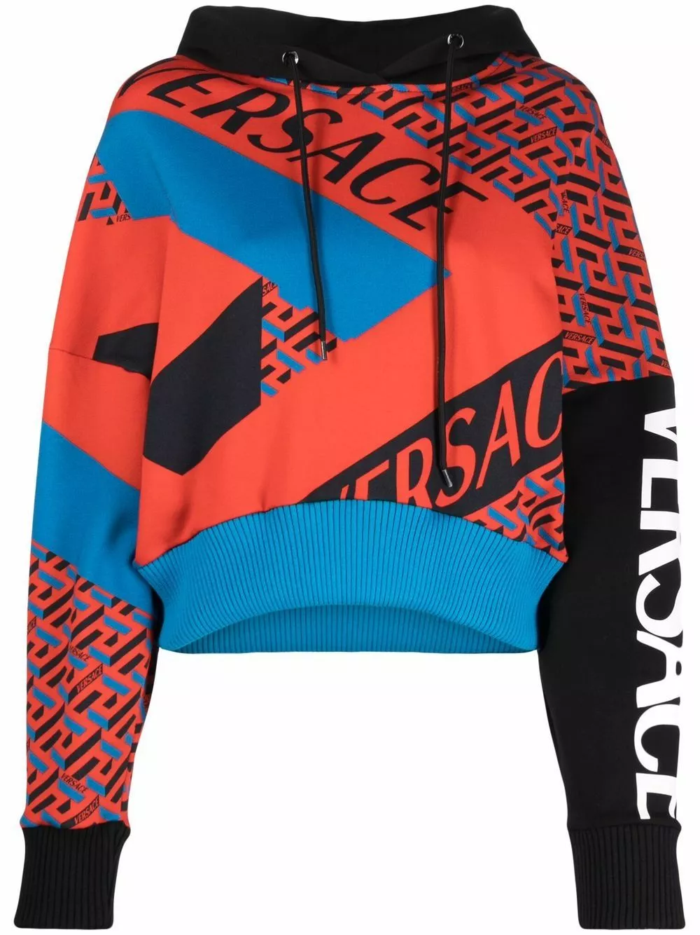 Versace Le Greca print hoodie 3 Versace Le Greca-print hoodie