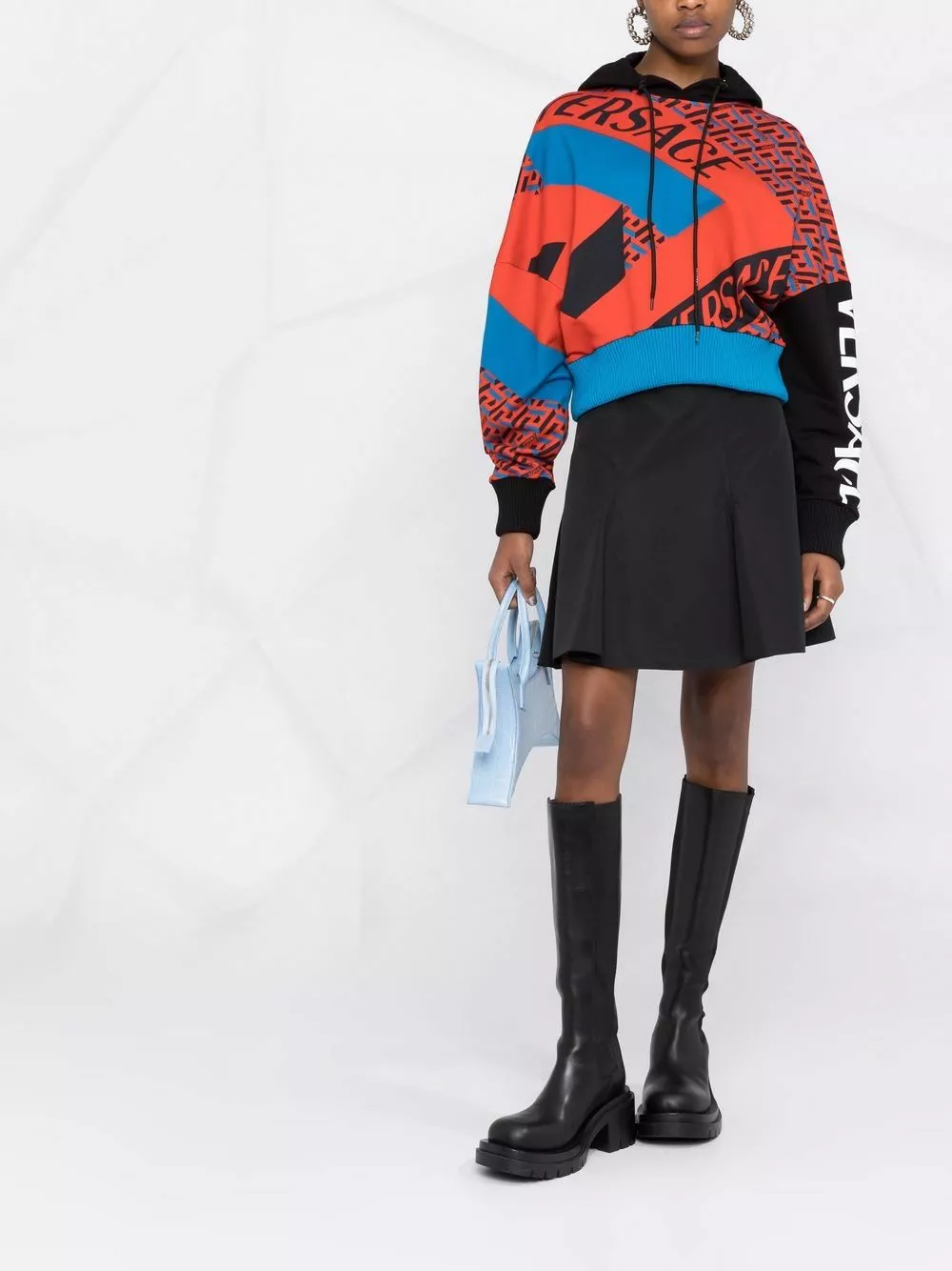 Versace Le Greca print hoodie 4 Versace Le Greca-print hoodie