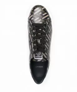 Versace La Greca print sneakers