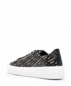Versace La Greca print sneakers
