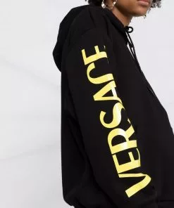 Versace Greca print logo hoodie 12 Versace Greca-print logo hoodie