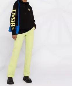 Versace Greca-print logo hoodie