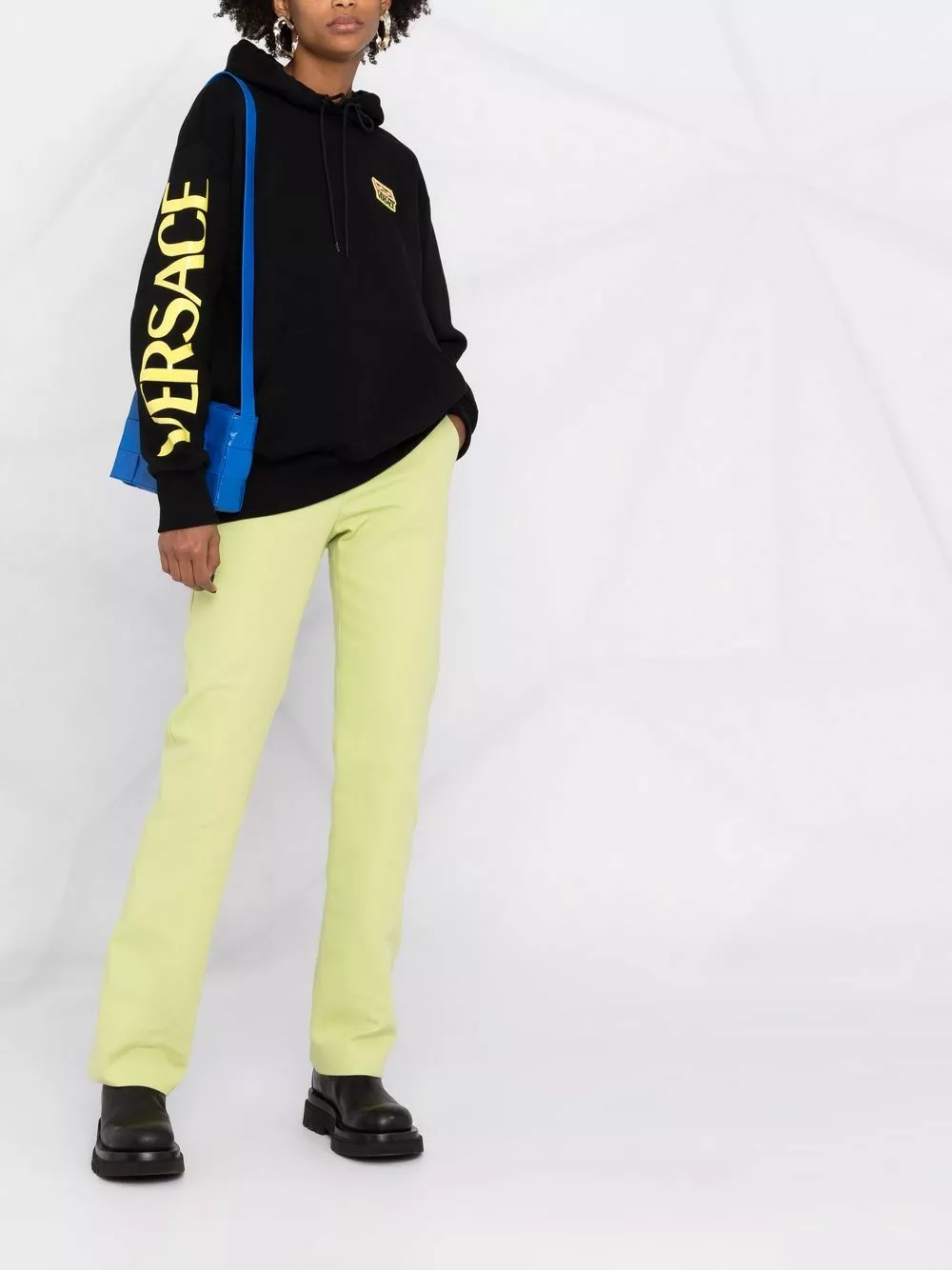 Versace Greca print logo hoodie 4 Versace Greca-print logo hoodie