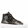 Versace Greca-pattern print lace-up sneakers