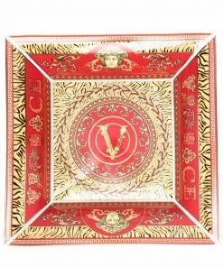 Versace Virtus Holiday 28cm square plate