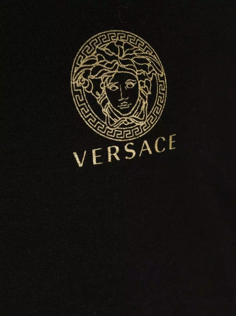 Versace Logo print long sleeved T shirt 5 Versace logo-print long-sleeved T-shirt