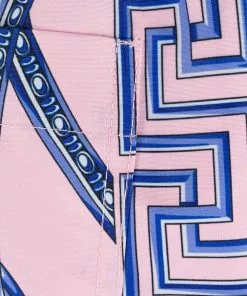 Versace baroque-print drawstring-waist swim shorts