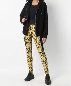 Versace Barocco print leggings