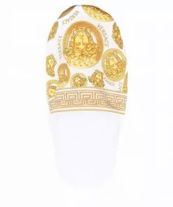 Versace Medusa Head motif slippers